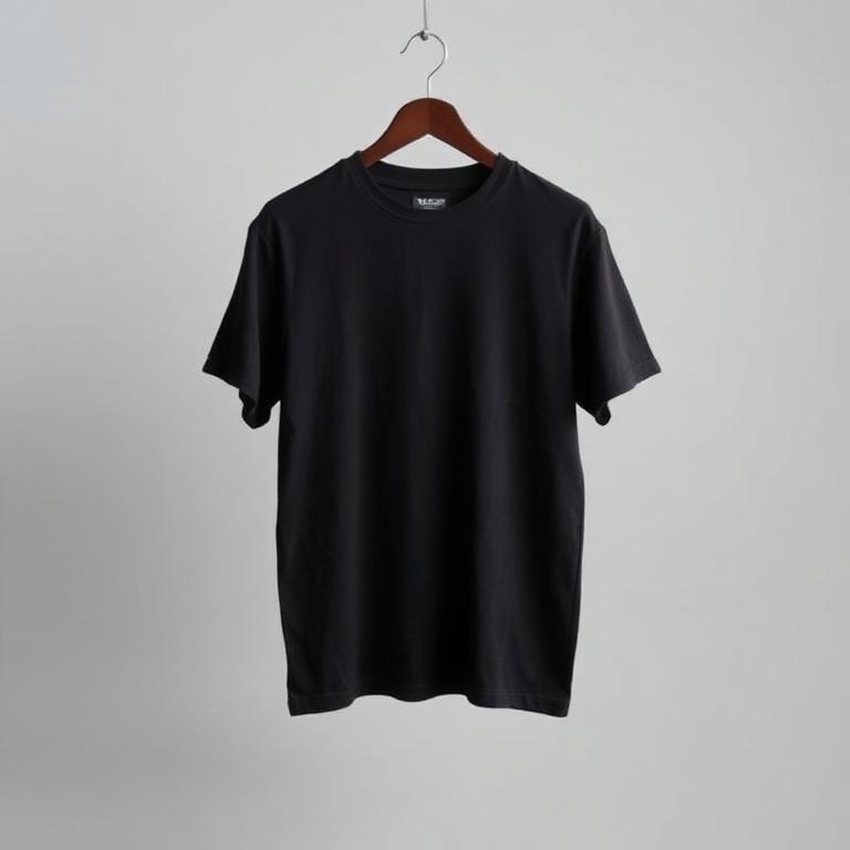 Camiseta Básica Preta Premium